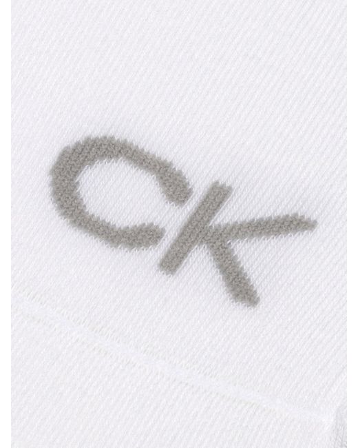 Calzini Invisibili di Calvin Klein in White