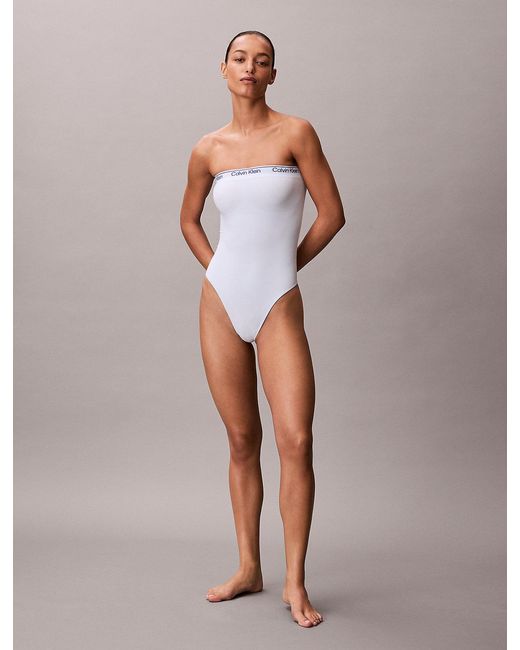 Calvin Klein White Shapewear Bodysuit