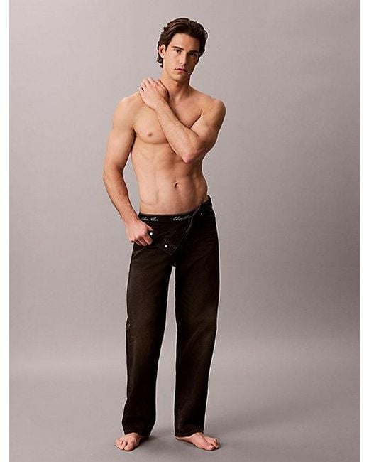 Calvin Klein Black 3 Pack Low Rise Trunks Icon Cotton Stretch for men