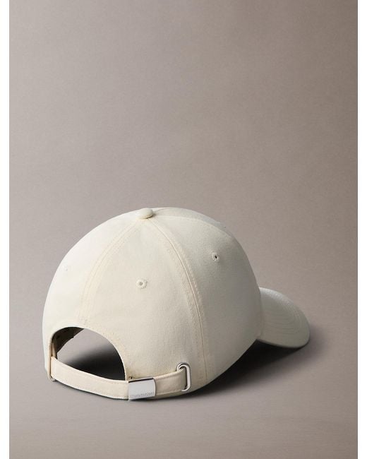 Berretto Da Baseball Con Logo Monogramma di Calvin Klein in Natural da Uomo