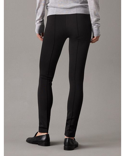 Calvin Klein Black Slim Technical Stretch Leggings