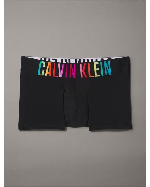 Calvin Klein Black Intense Power Pride Low Rise Trunk for men