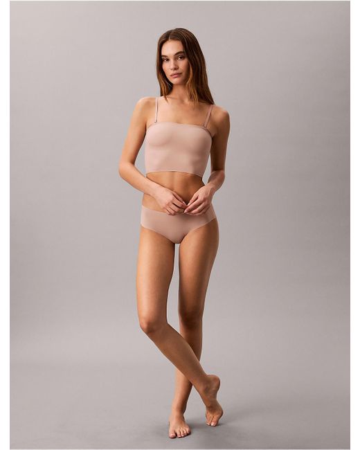 Calvin Klein Brown Invisibles Longline Wirefree Bandeau