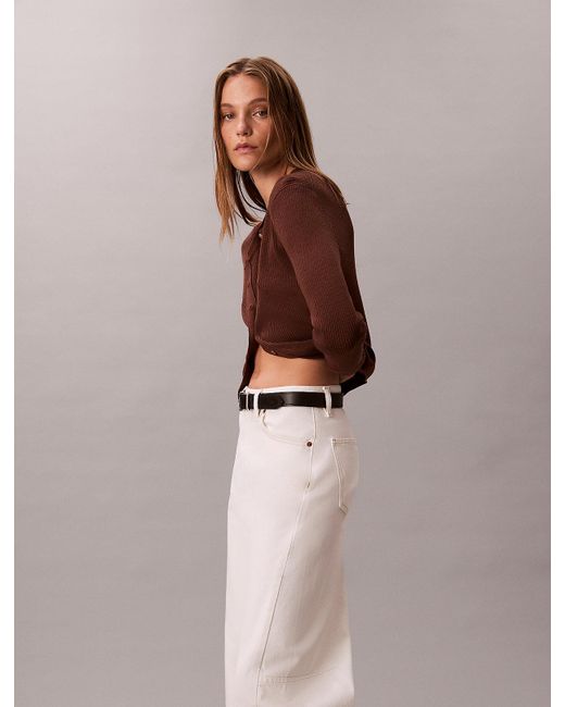 Calvin Klein Multicolor High Rise Barrel Jeans