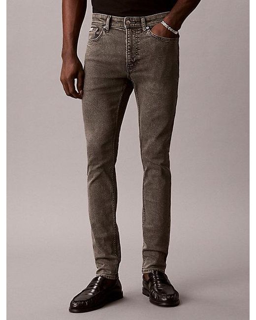 Calvin Klein Brown Jeans Skinny Jeans for men