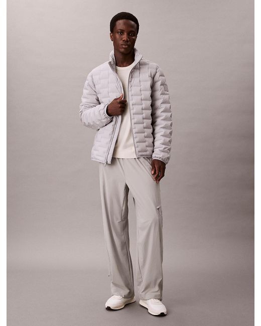Calvin Klein Multicolor Lightweight Quilted Packable Puffer Jacket for men