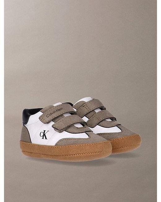 Calvin Klein Metallic Jeans Baby Signature Velcro Trainers for men
