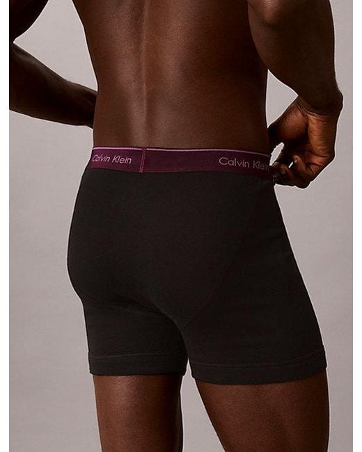 Calvin Klein Black 5 Pack Boxer Briefs Cotton Classics for men