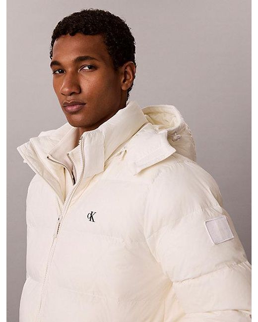 Calvin Klein Natural Jeans Relaxed Nylon Puffer Jacket for men