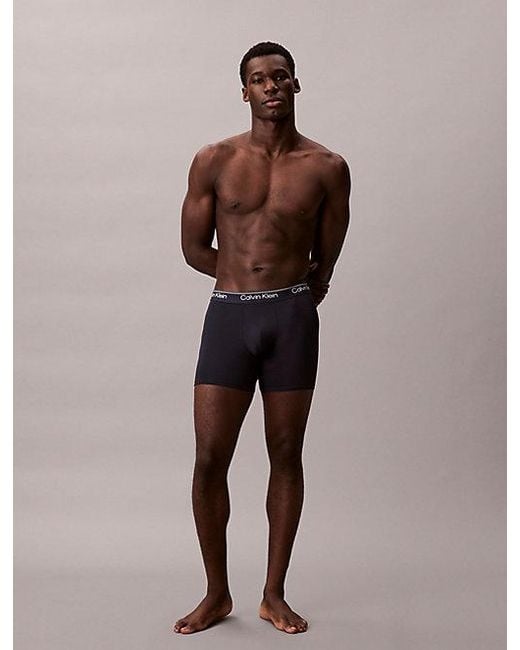 Calvin Klein Blue 3 Pack Boxer Briefs for men