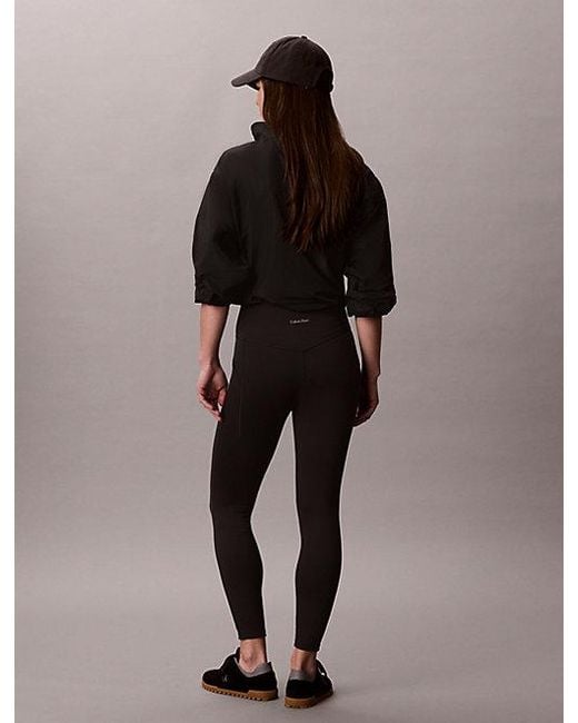 Calvin Klein Black Sport Soft Sport 7 8 Leggings