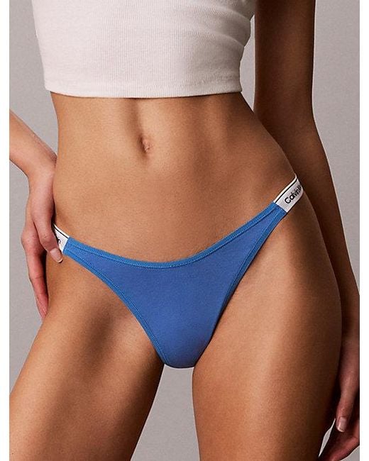Calvin Klein Multicolor Dipped String Thong Icon Logo