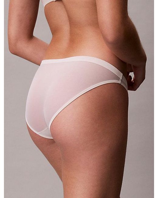 Calvin Klein Multicolor Bikini Briefs Minimalist Mesh