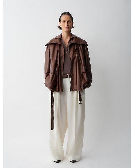 Calvin Klein Isa Bomberjack in het Brown