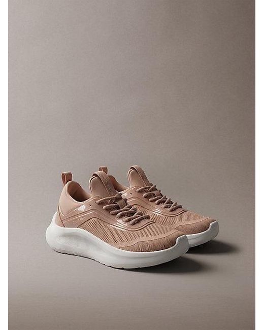 Calvin Klein Multicolor Ck Curve Lightweight Runner Trainers