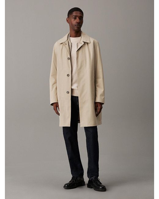 Calvin Klein 3 In 1 Car Coat in Natural for Men Lyst UK