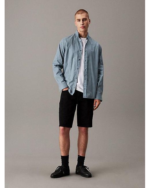 Calvin Klein Black Jeans Denim Shorts for men