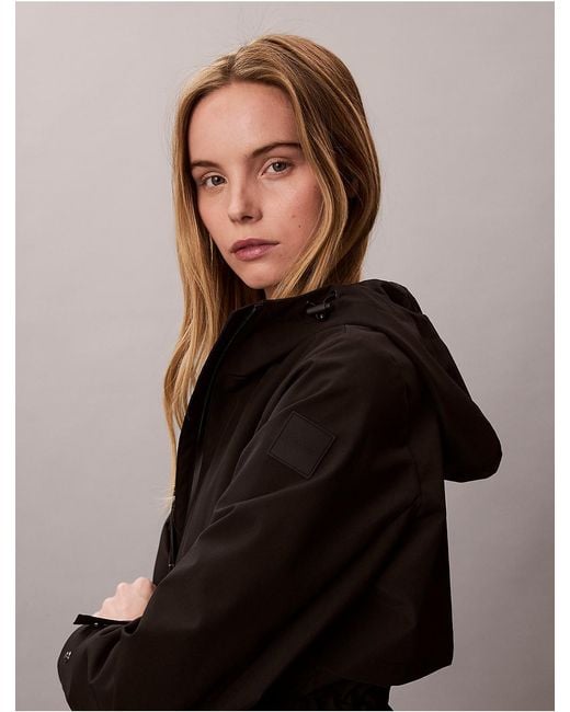 Calvin Klein Black Slim Tech Jacket