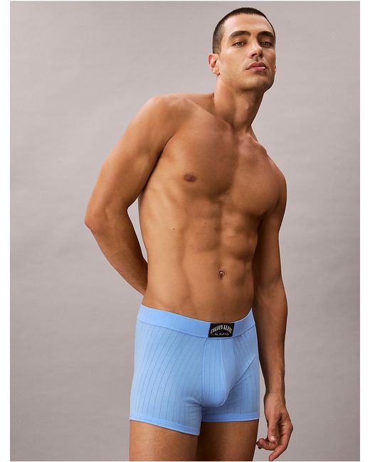 Calvin Klein Blue Trunks Heritage Classic Cotton for men