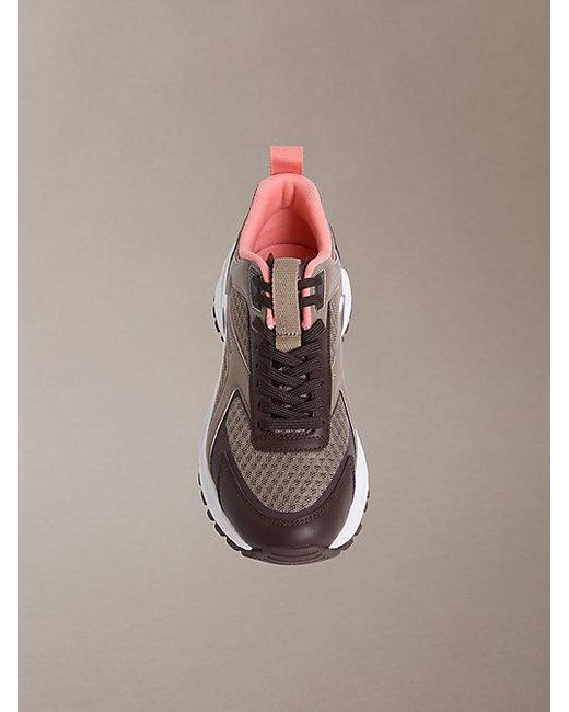 Calvin Klein Multicolor Trailblazer — Mesh Mix Runner Trainers