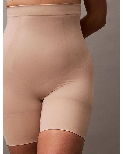 Calvin Klein Natural High Waisted Shapewear Shorts Secure Sculpt