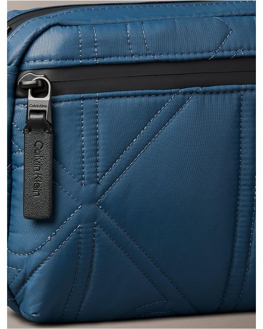 Calvin Klein Blue Puffer Camera Bag for men