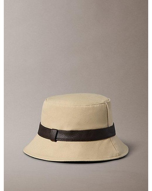 Calvin Klein Natural Canvas Bucket Hat