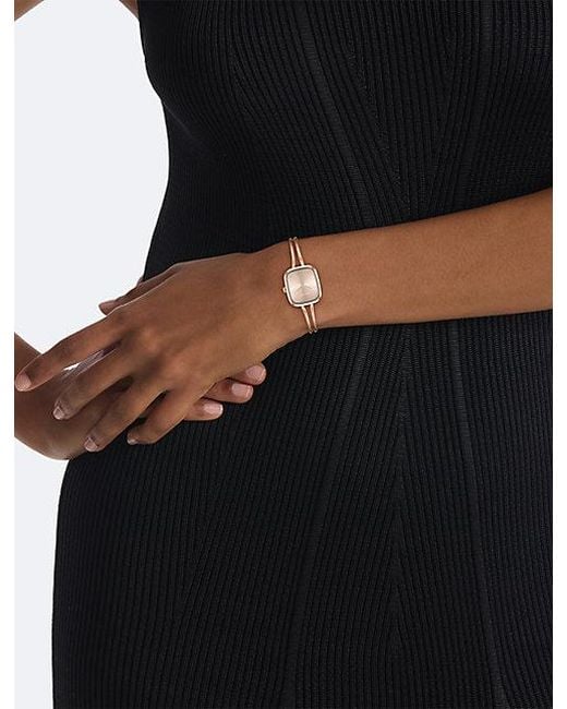Calvin Klein White Sculpted Square Bracelet Watch