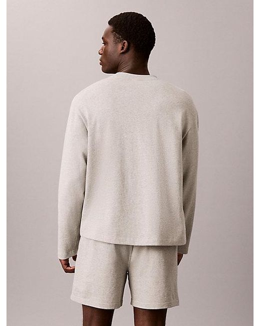 Calvin Klein Natural Pyjama Top Cotton Classics for men