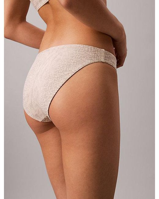 Calvin Klein Gray Bikini Bottoms Ck Essentials