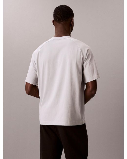 Calvin Klein Pink Performance Cotton Blend Gym T-Shirt for men