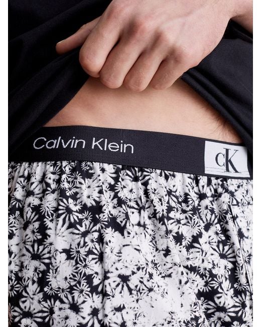 Calvin Klein Multicolor Shorts Pyjama Set - Ck96 for men