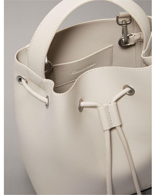 Calvin Klein Gray All Day Bucket Bag