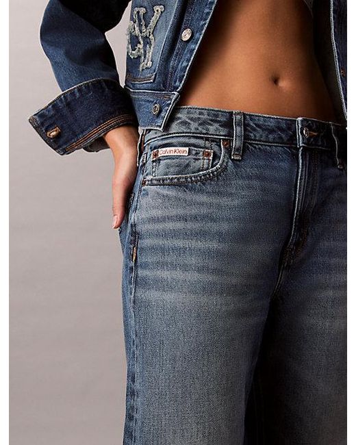 Calvin Klein Blue Jeans 90S Straight Jeans