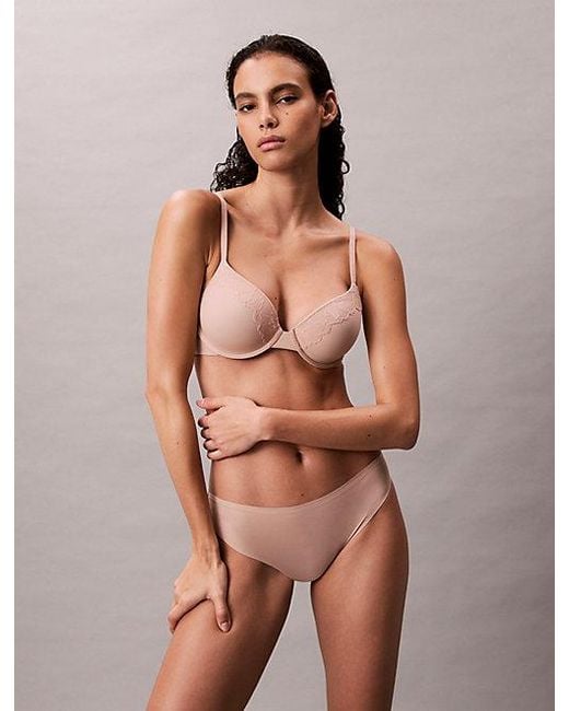 Calvin Klein Multicolor Lightly Lined Full Coverage Bra Perfectly Fit Lace