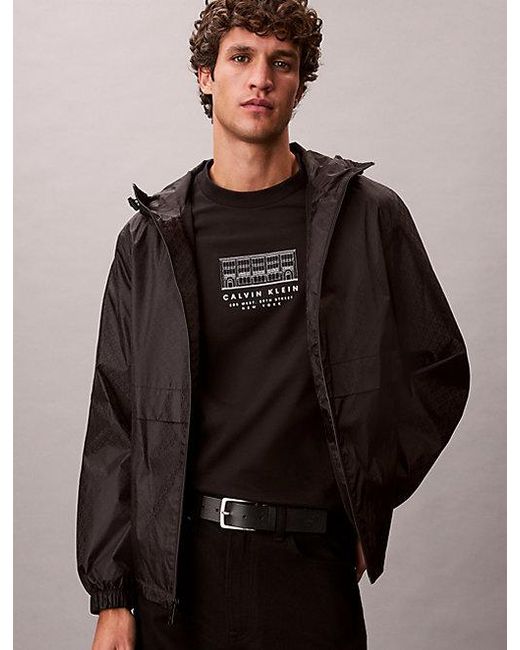 Calvin Klein Black Jeans Graphic Relaxed T-Shirt for men