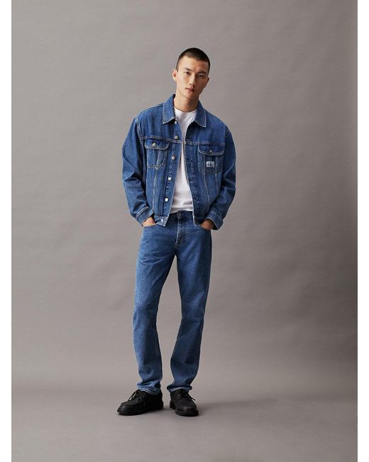 Calvin Klein Blue 90's Denim Jacket for men