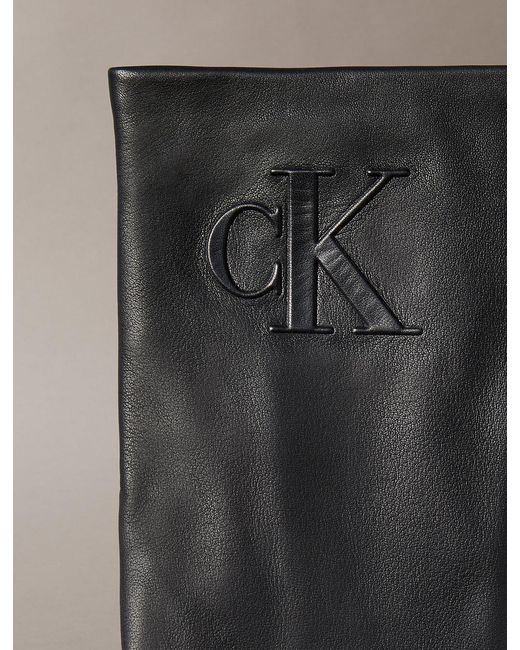 Guanti Touchscreen di Calvin Klein in Black