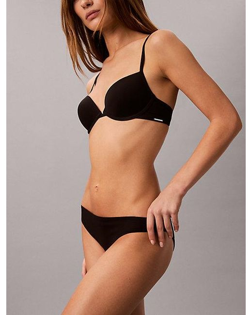 Calvin Klein Push-Up Bikinitop in het Brown