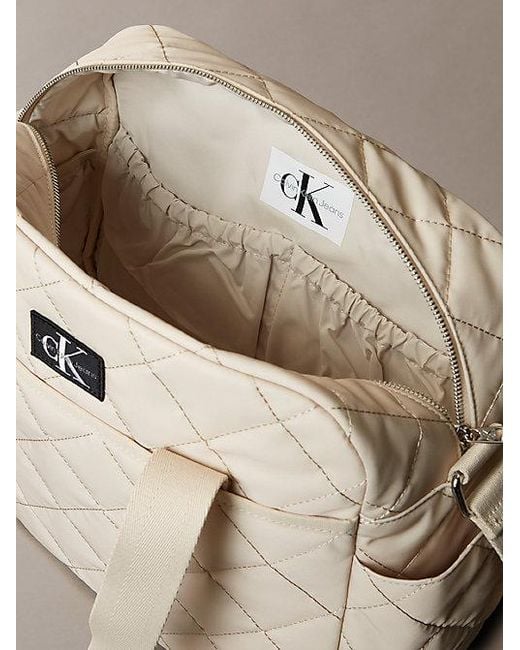 Calvin Klein Natural Jeans Quilted Diaper Bag