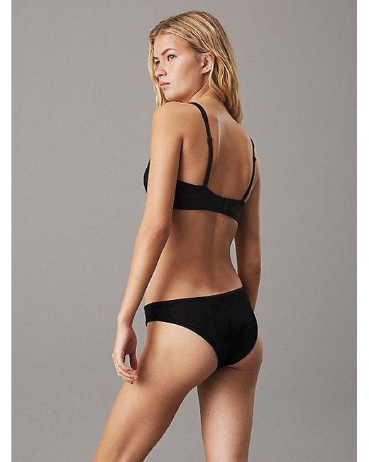 Calvin Klein Black Lace Bikini Briefs Intrinsic