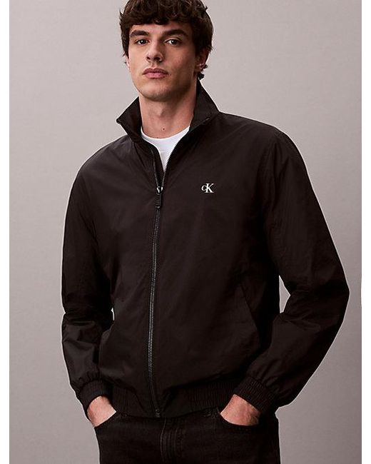 Calvin Klein Brown Jeans Technical Zip Up Jacket for men