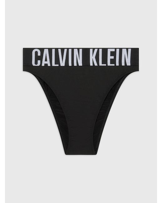 Calvin Klein Black High Leg Tanga - Intense Power