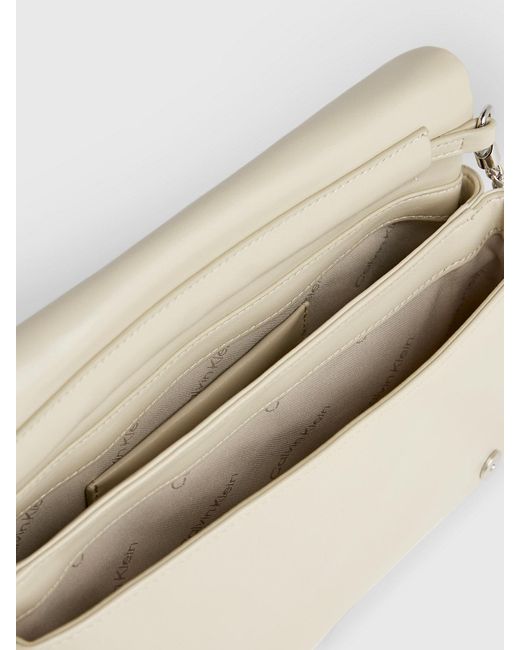 Calvin Klein Natural Quilted Shoulder Bag