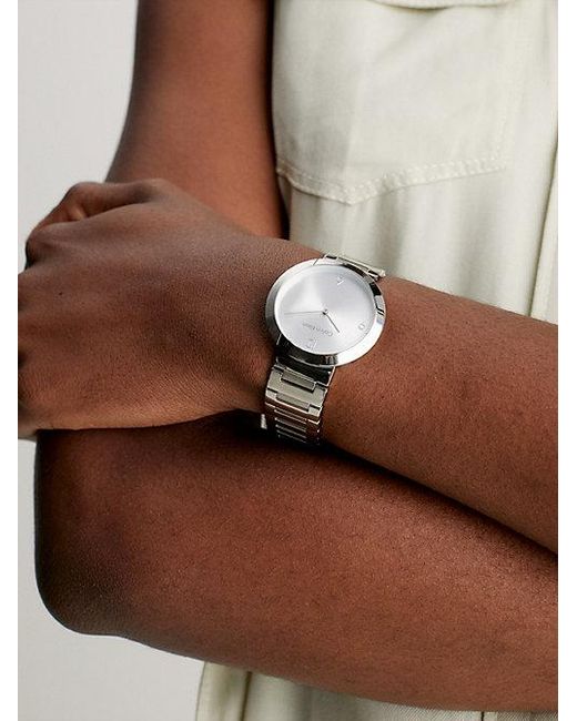 Calvin Klein Gray Split Bezel Bracelet Watch