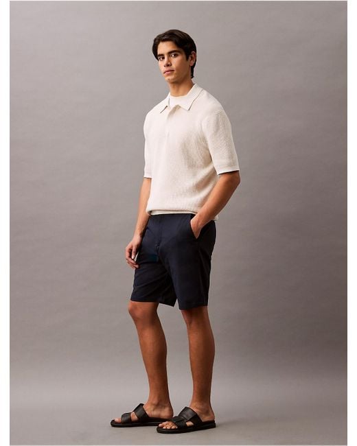 Calvin Klein Multicolor 9" Stretch Tech Short for men