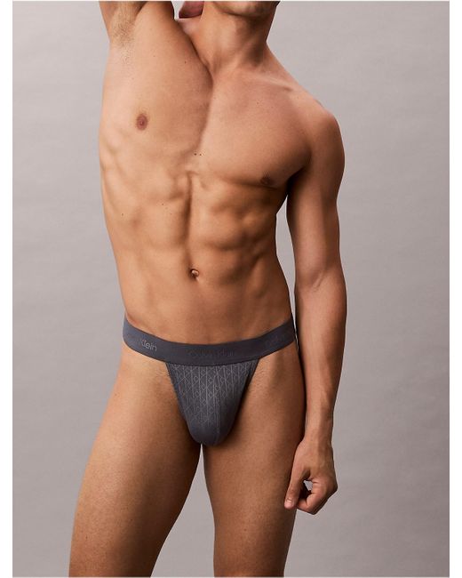 Calvin Klein Blue Thong for men