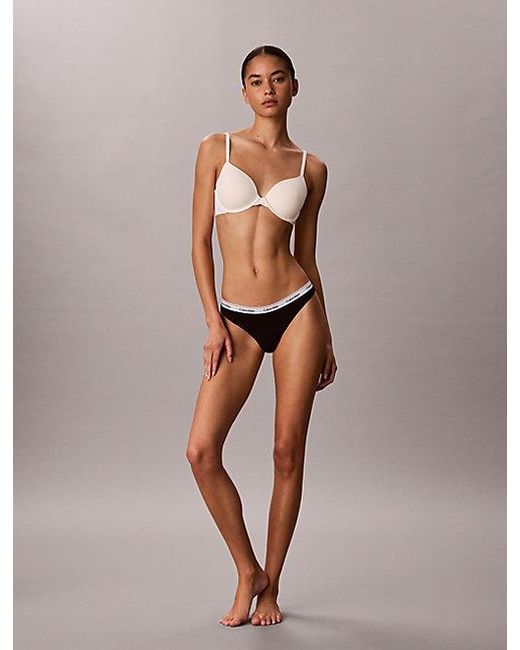 Calvin Klein Multicolor 5 Pack Thongs Icon Logo