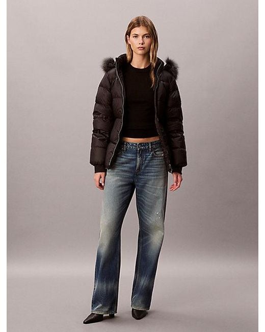 Calvin Klein Dons Pufferjack in het Black