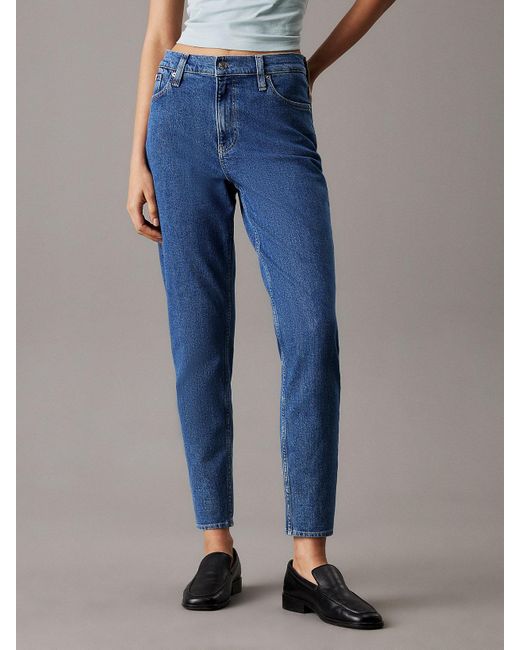Calvin Klein Blue Mom Jeans